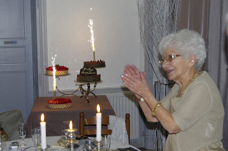 90 ans de mamie Louise - Noyarey mars 2013, 90 ANS MAMY Vincent  71 