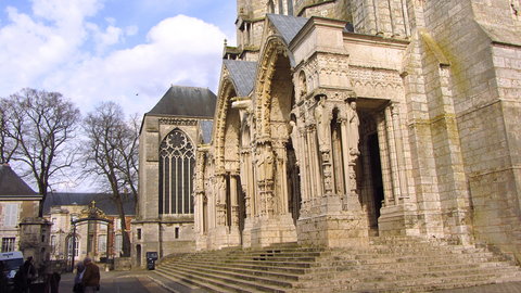 Chartres avril 13, Le porche nord