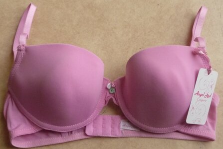 objet à vendre (divers), soutien gorge rose padde pour arrondir et galbe votre poitrine 95b a armatures angel red bonnets moules bretelles ajustables agrafes au dos 6€