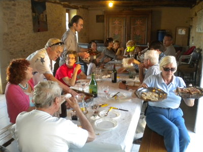 2010 GRDL - GRAND RASSEMBLEMENT DES LAFAYE, encore un repas