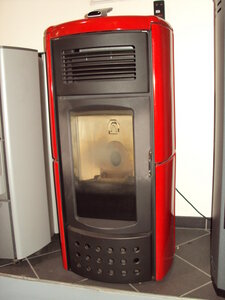 Show-room Ets. Duvivier SA à Rochefort (chauffage, poêlerie, sanitaire, énergies renouvelables), Puissance : 8,7 kW - 174 m³