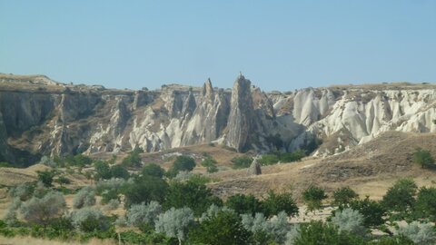 Voyage Turquie 3 : Première journée en Cappadoce, 14 Vers cheminées de fée région  Avanos  8 