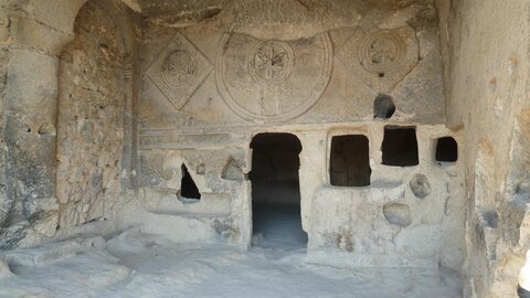 Voyage Turquie 3 : Première journée en Cappadoce, 20 Çavusin  village troglodyte effondré  7 