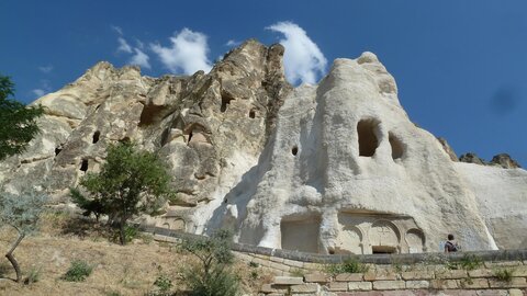 Voyage Turquie 4 : Deuxième journée en Cappadoce, 27 Gorème-Musée ouvert  églises troglodytes  et environs  23 