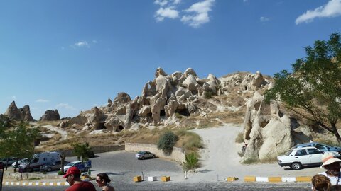 Voyage Turquie 4 : Deuxième journée en Cappadoce, 27 Gorème-Musée ouvert  églises troglodytes  et environs  27 