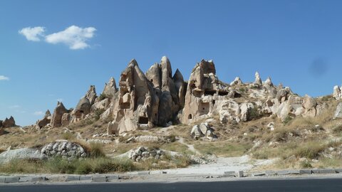 Voyage Turquie 4 : Deuxième journée en Cappadoce, 27 Gorème-Musée ouvert  églises troglodytes  et environs  39 