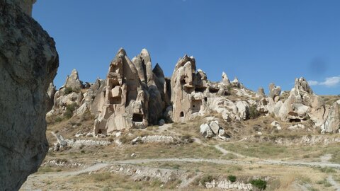 Voyage Turquie 4 : Deuxième journée en Cappadoce, 27 Gorème-Musée ouvert  églises troglodytes  et environs  41 