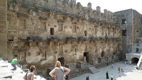 Voyage Turquie 5 : Retour vers Antalya, 31 Cité Antique Aspendos  13 
