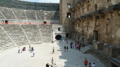 Voyage Turquie 5 : Retour vers Antalya, 31 Cité Antique Aspendos  32 