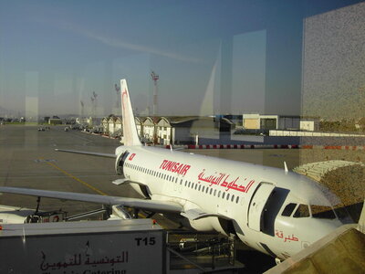 TUNISIE, 1138-TunisieNov2010-Tunis jour de depart aeroport de tunis carthage vol 772