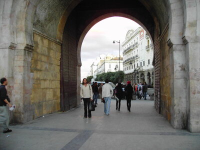 TUNISIE, 1037-TunisieNov2010-Tunis porte de la medina