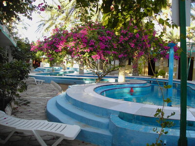 TUNISIE, 474-TunisieNov2010-hotel Douz une des quatres piscines