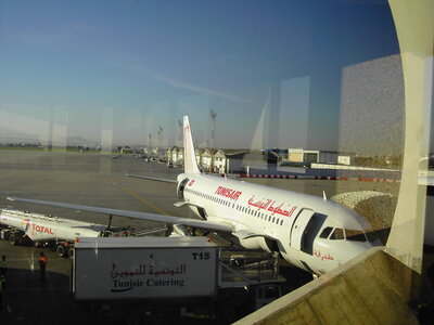 TUNISIE, 1139-TunisieNov2010-Tunis jour de depart aeroport de tunis carthage vol 772