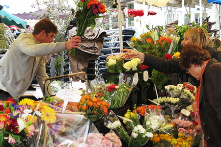 14- La Drôme, Le marché de Valence