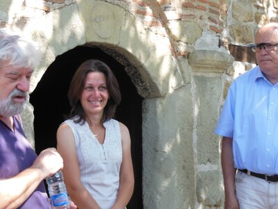 Bulg_2013-Arbanassi, Maria, notre guide.