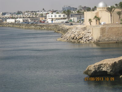 Mahdia Tunisie, Le port et la grande mosqée des Fatimides du XII siècle de Mahdia