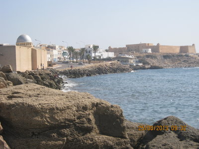 Mahdia Tunisie, La moquée et le fort Fatimides u XII siècle de Mahdia
