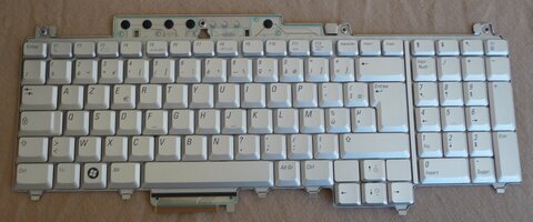 pieces detachees dell inspiron 1721,  N°1 clavier vue de dessus