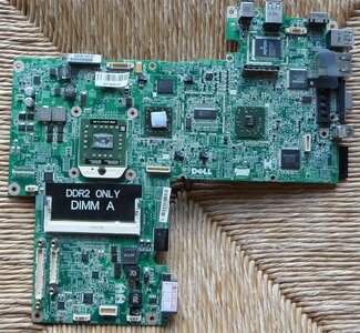 pieces detachees dell inspiron 1721,  N°14  vue de dessus carte mere