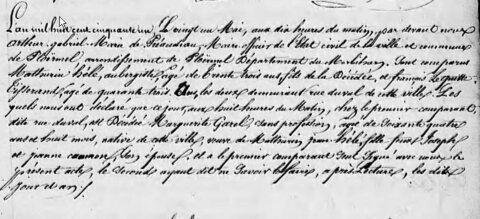 actes genealogie, décés marguerite GAREL