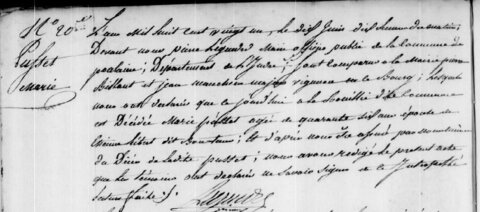actes genealogie, deces marie pusset