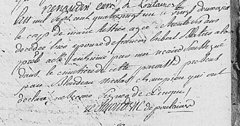 actes genealogie, décés marie tissier