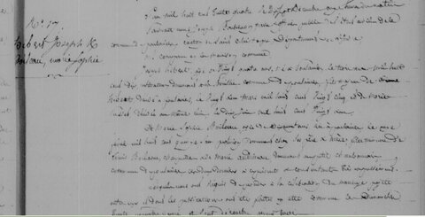 actes genealogie, mariage de joseph hibert et MS Boileau 1834