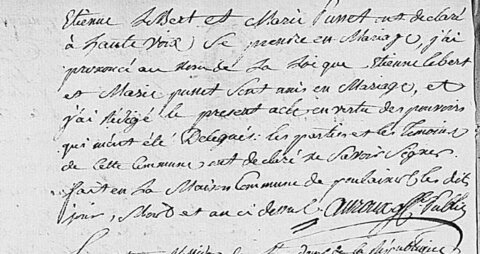 actes genealogie, mariage etienne lebert et marie pusset 4