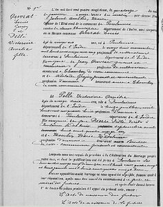 actes genealogie, mariage louis ouvrat