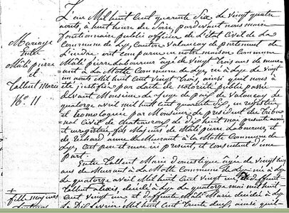 actes genealogie, mariage pierre mâlet