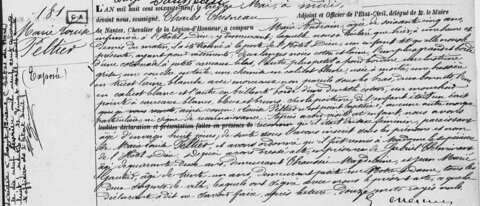 actes genealogie, Marie Louise PELTIER  2