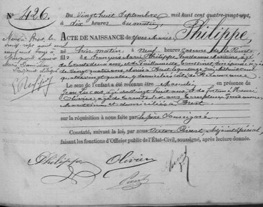 actes genealogie, naissance  de yves marie Philippe  1887