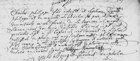 actes genealogie, naissance charles Philippe