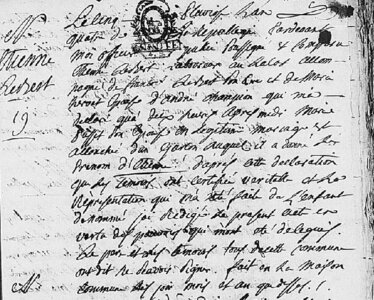 actes genealogie, naissance etienne leber  2t