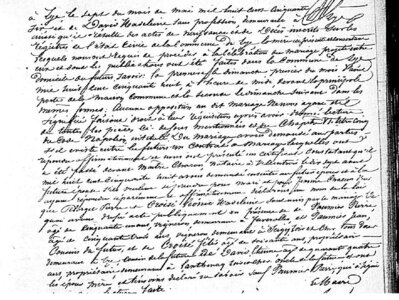 actes genealogie, Pierre Pilorget  Leonie croisé  2