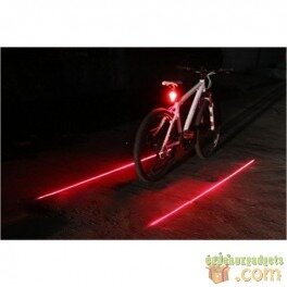 lumière, lampe-arriere-de-velo-avec-lasers-representant-une-piste-cyclable-