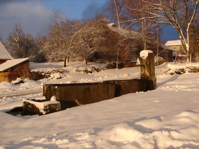 Fréderic-Fontaine janvier 2010, Fontaine de la petite école