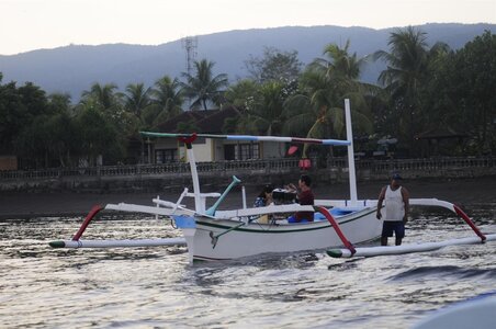 BALI 2013, BATEAU TRADITIONNEL DE PECHEUR