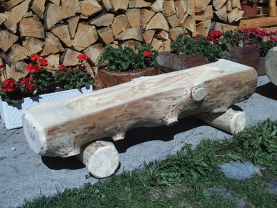 Nos créations en bois massif, Jardinière