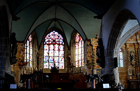 18- Notre découverte du  Finistère., Eglise de Guimiliau