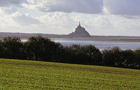 19- Avranches et sa région, Le Mont vu de Saint Léonard