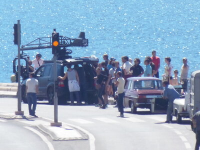 Tournage de la French de Cédric Gimenez, P8261184