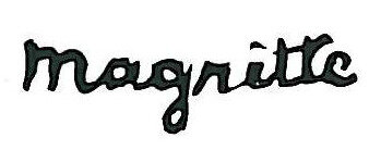 pao, Magritte_autograph