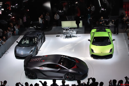 Mondial de l'automobile/ Paris/  Octobre 2010, Lamborghini_Stand_2P