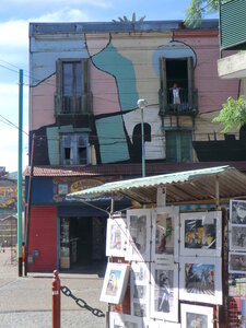 Argentine décembre 2013, La Bocca, vieux quartier, arrivée des émigrants à BA