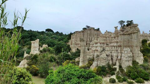 Saint Genis des fontaines,Les Orgues d'Ile sur Tet, Les Orgues d'ile sur Tet