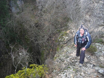 LE PIC DES MOUCHES ET LA CITADELLE, Au bord du Garagaï de Cagoloup