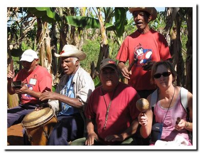 Cuba photo Ch, Train Orchestre & Brigitte