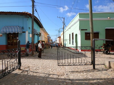 Cuba photo Ch, Trinidad  rue pietonne