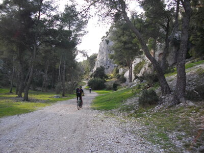 GR 2013 : DU PAS DES LANCIERS A MARTIGUES, Entrée du Vallon du Saut